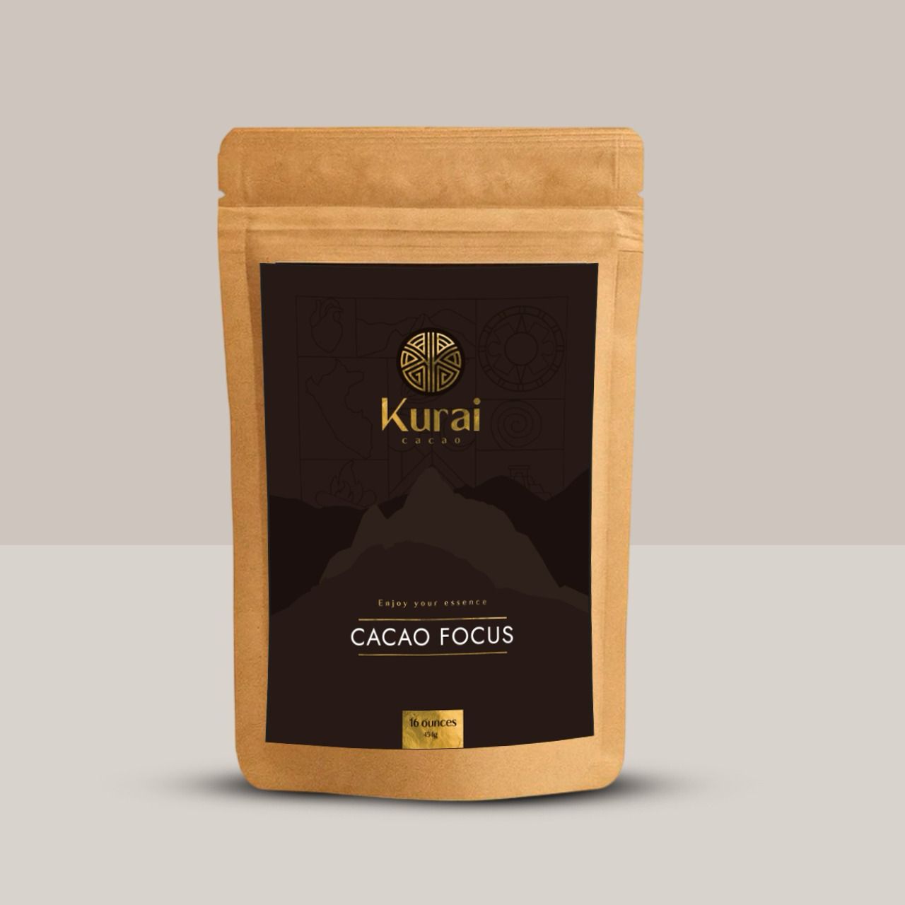 Kurai Cacao Focus | Ceremonial Cacao Blend with Lion’s Mane, Maca, L-Theanine, Cinnamon, Vanilla & Coconut Milk | For Mental Clarity, Focus and Cognitive Support
